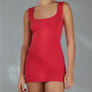 Urban Outfitters Red Mini Athletic Dress